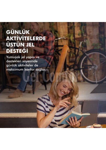 GC16 Yumuşak Jel, Ince, Rahat, Konfor, Tüm Ayakkabılar ile Uyumlu ve Ön Şok Emici Iç Tabanlık modelleri