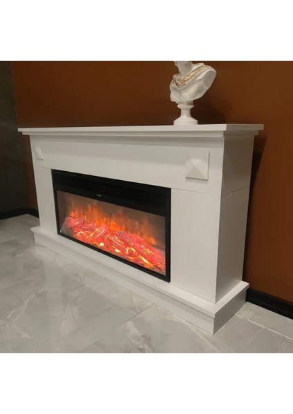 Dlc Large Penida Beyaz Elektrikli Şömine fırsatları