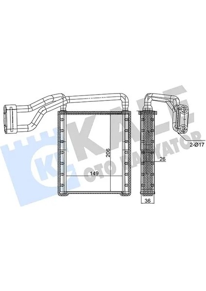 353835 Kalorifer Petegi 1791695 BK2118B539CA