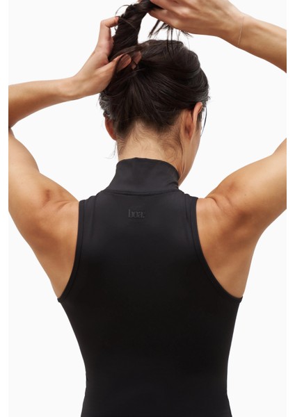 Base Sculpting Sleeveless Zip Up Jacket Şekillendirici Kolsuz Atletik Kadın Üst