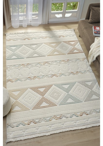 Ruby Multi Beyaz Halı Salon Oturma Odası Çocuk Odası Yatak Odası Halısı 1551 fiyatları