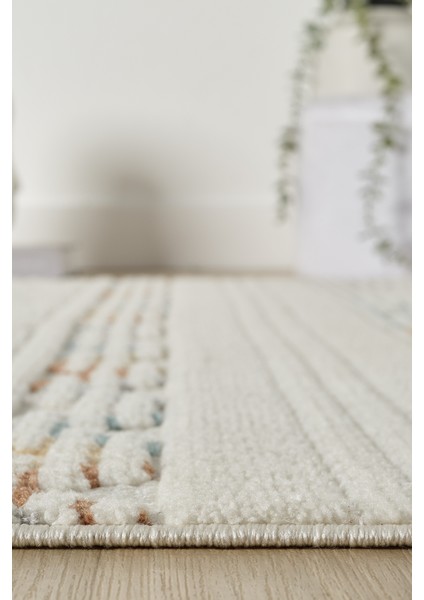 Ruby Multi Beyaz Halı Salon Oturma Odası Çocuk Odası Yatak Odası Halısı 1551 fırsatları