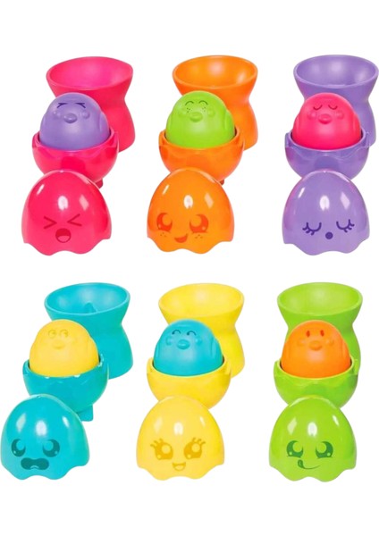 73565 Saklambaçlı Yumurta Kule Seti Hide Squeak Egg Stackers 6-36M+ modelleri