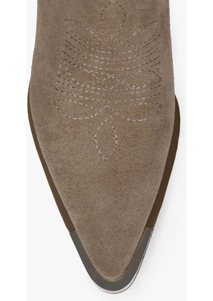 Kadın Stormi Vizon Süet Kovboy Bot fırsatları