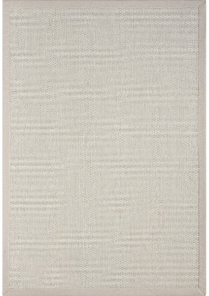 Bombay Krem Halı Bej Bordürlü Kolay Temizlenen Hasır Dokulu Sisal Halı 664