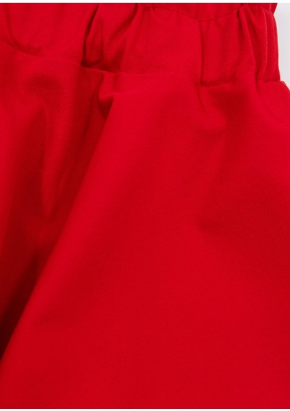 Kırmızı Kloş Baharlık Kız Çocuk Etek modelleri