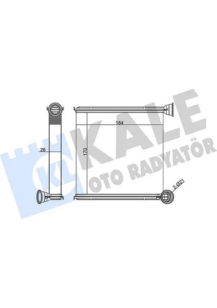 346265 Kalorifer Petegi 5Q0819031 5Q0819031B