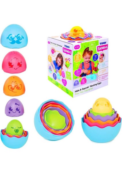 73564 Saklambaçlı Iç Içe Yumurtalar 6-36M+