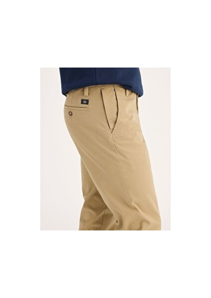 Smart 360 Flex Bej Workday Slim Fit Pantolon