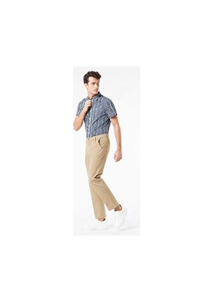 Smart 360 Flex Bej Workday Slim Fit Pantolon