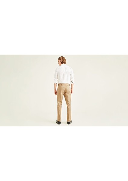 Smart 360 Flex Bej Workday Slim Fit Pantolon