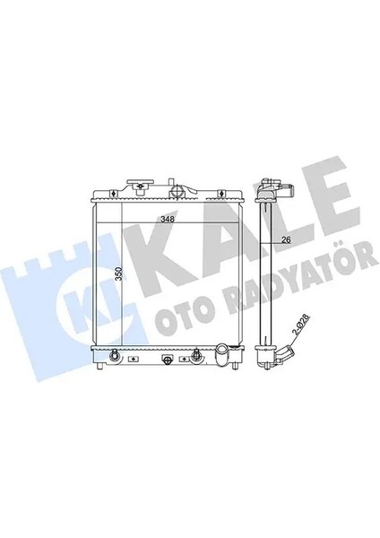 348445 Motor Radyatoru 19010P01003 19010P01013 19010P03305