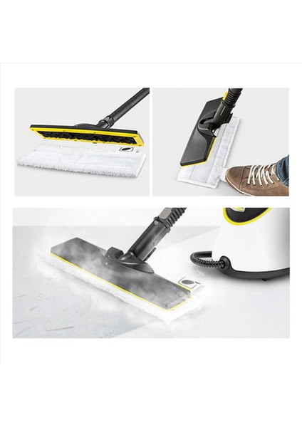 6x Buharlı Paspas Bezi Karcher Için Easyfix Sc2 Sc3 Sc4 Sc5 Buhar Temizleyici Mikrofiber Zemin Giysileri Pedleri Bakır Fırçalar (Yurt Dışından) indirimleri