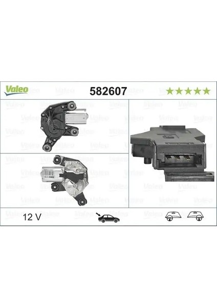 582607 Silecek Motoru Arka 50509441