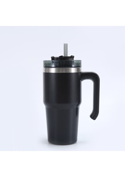 Saplı ve Pipetli Düz Tabanlı Bardak Yalıtımlı Paslanmaz Çelik Bardak Bpa Içermez (Yurt Dışından)