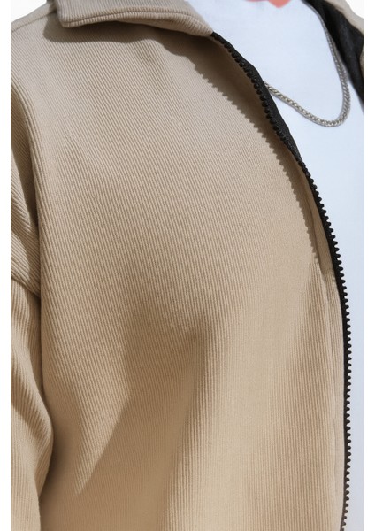 ERKEK FERMUARLI SPOR CEKET