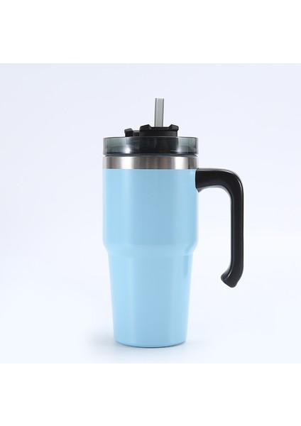 Saplı ve Pipetli Düz Tabanlı Bardak Yalıtımlı Paslanmaz Çelik Bardak Bpa Içermez (Yurt Dışından)