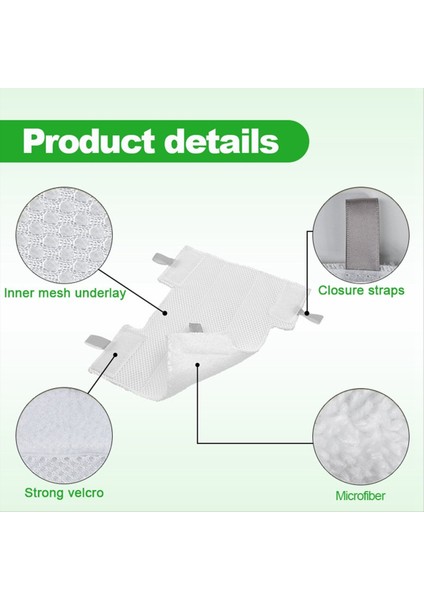Köpekbalığı HV300/HV301/HV302/HV305 Paspas Aksesuarları Buhar Paspas Bezi Kapağı Mikrofiber Buhar Paspas Ped Için Uygun (Yurt Dışından) fırsatları