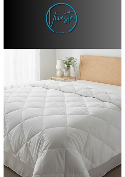 Silikon Dolgulu Tek Kişilik Yorgan 155X215 – Yumuşacık, Nefes Alabilir Beyaz Konfor Yorganı fiyatları