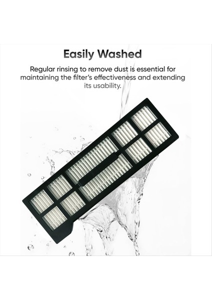 6pcs Eufy X10 Pro Omni Robot Vakumları Temizleyici Yedek Aksesuarlar Hepa Filtresi (Yurt Dışından) indirimleri