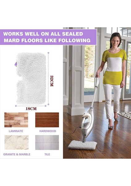 Köpekbalığı Için 8pcs S3901 S3500 S3501 Serisi Paspas Yedek Ped Köpekbalığı Sert Zemin Temizleme Kiti Için Yeniden Kullanılabilir Pedler (Yurt Dışından) modelleri