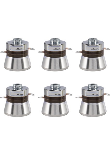 6x 60W 40KHZ Dönüşüm Verimliliği Ultrasonik Piezoelektrik Transdüser Temizleyici Performanslı Akustik Bileşenler (Yurt Dışından)