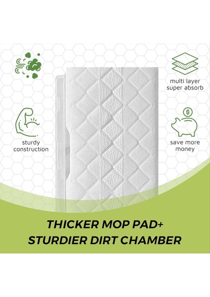 12 Paket Vacmop Yedek Pedleri Köpekbalığı VM200 VM190 VM250 Vacumn Mop Sert Zemin Vakum ve Mop Pad Doldurma (Yurt Dışından) fiyatları