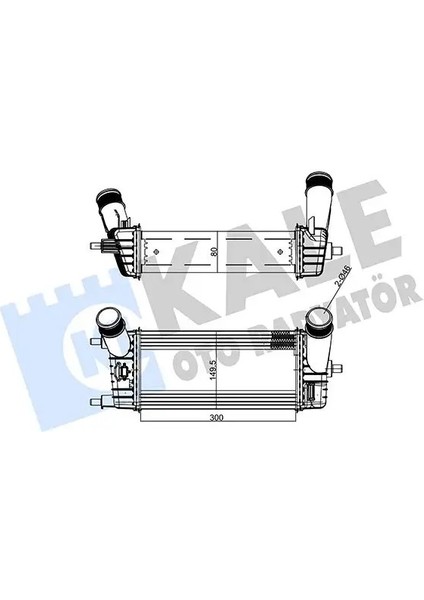 020CAC150 Turbo Radyatoru