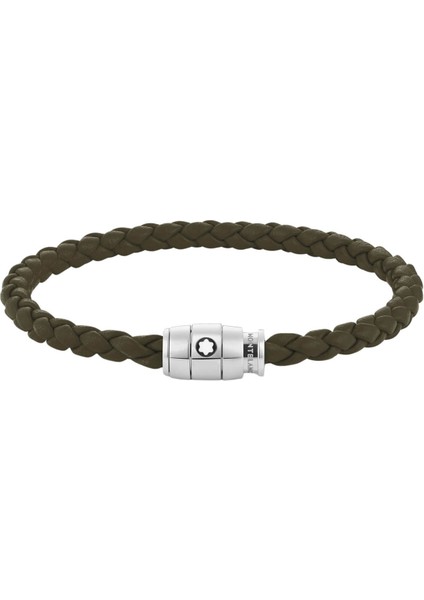 Küçük Soft Haki Deri Bileklik 136003