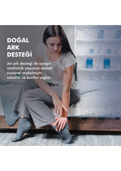 GC20 Ark Destekli Yumuşak Jel Ortopedik 3/4 İç Tabanlık modelleri