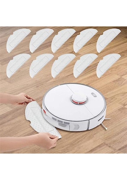 Taş Süpürme Robot Aksesuarları Için Uygun T7S/T7S Plus/s7 Rag Süpürücü Robot Islak Kamaç Yedek Temizlik Pedi (Yurt Dışından) indirimleri