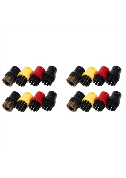 16PCS Naylon + Pirinç Tel Fırça Karcher Sc1 Sc2 Sc3 Sc5 Sc7 Ctk1 Buhar Temizleyici Için Buhar Temizleme Nozulları (Yurt Dışından)