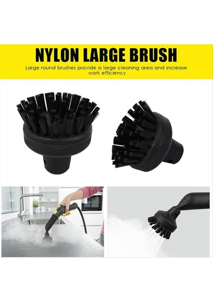 Karcher Sc1 Sc2 Sc3 Sc4 Için Steam Temizleyici Yedek Nozul Fırçası Inatçı Lekesi Naylon Fırça Nozul Setini Kaldır (Yurt Dışından) indirimleri
