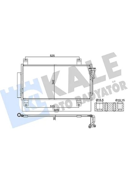 382510 Klima Radyatoru GS1D61480C GS1D61480D GSYD6148ZA