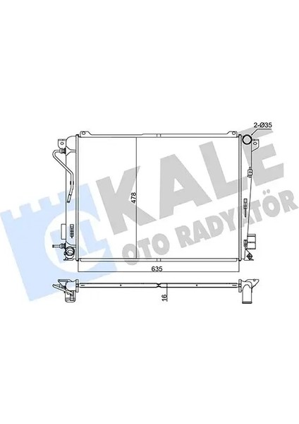 347815 Motor Radyatoru 253103K850 253103K860