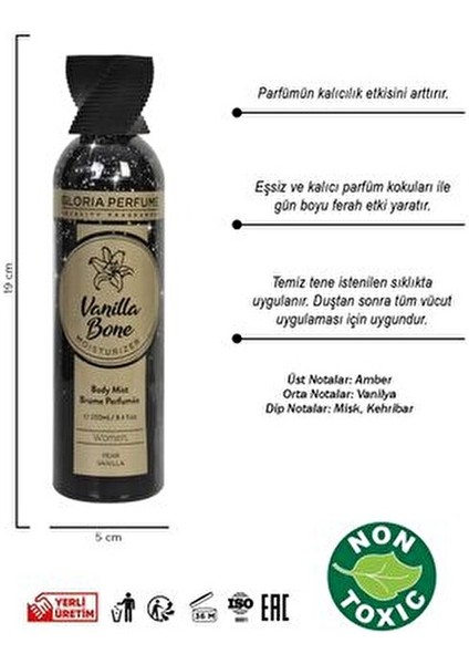Vanılla Bone Body Mıst Kadınlar İçin Tazeleyici Vanilya Kokusu 250 ml fiyatları