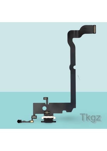 Apple İphone XS MAX Full Şarj Soketi Filmi FLEX Orjinal (SİYAH)