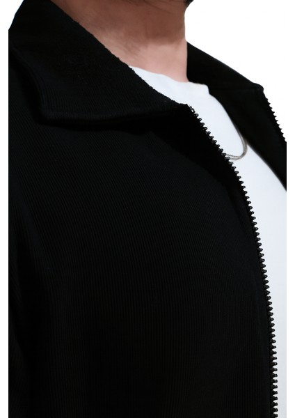 ERKEK FERMUARLI SPOR CEKET