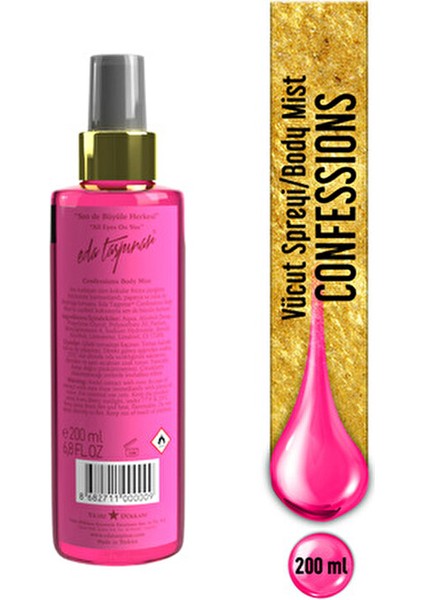 Confessions Vücut Spreyi Ferahlatıcı Etki 200 ml Kadınlar İçin modelleri