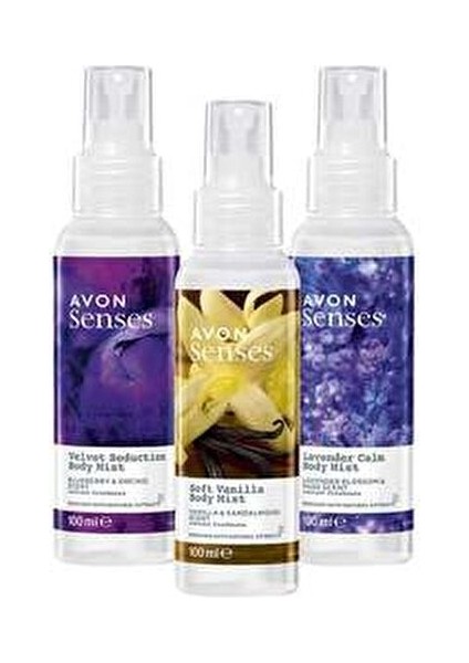 Senses Vücut Spreyi Orkide Lavanta Vanilya Kokulu 3 Adet 100 ml Her Cinsiyete Uygun indirimleri