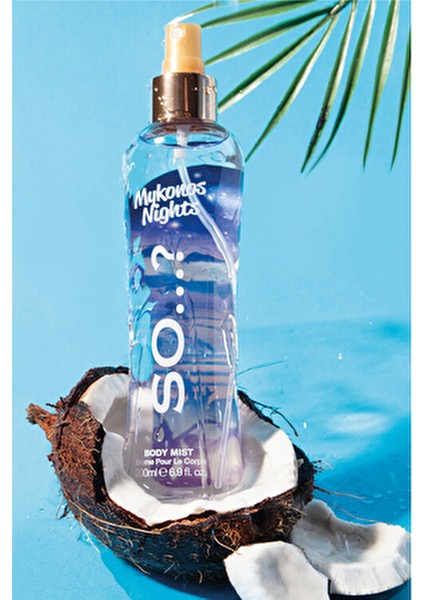 Mykonos Nights Vücut Spreyi Limon ve Vanilya Notalarıyla 200 ml Vegan Ürün indirimleri