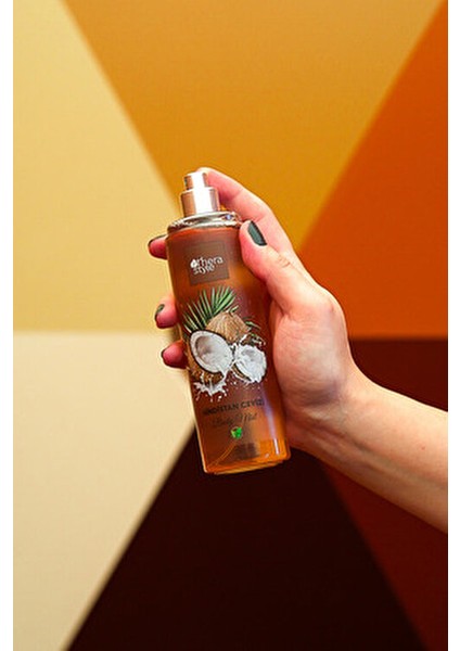 Hindistan Cevizi Vücut Spreyi Tropikal Koku 200 ml Vegan ve Cruelty-Free