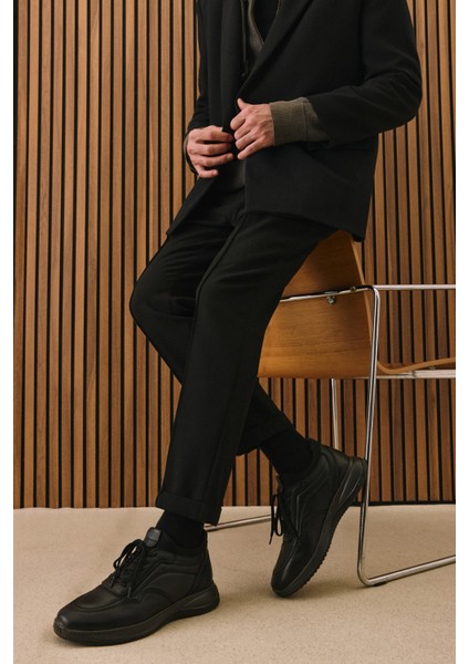 , Erkek Hakiki Deri Ayakkabı 1531002Z3059 Siyah modelleri