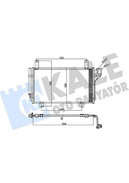 357795 Klima Radyatoru KF0361480A KF0361480B