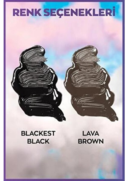 Delightful Maskara Suya Dayanıklı Hacim Verici 10 ml Blackest Black Renk Seçeneği