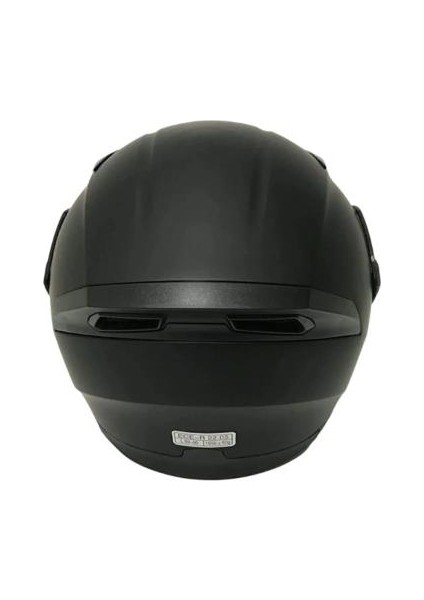 Jk-20 JK902 Çene Pedli Güneş Vizörlü Çeneden Açılır Kask [mat Black] M Beden