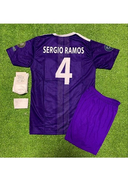 2017 Cardiff Şampiyonlar Ligi Finali Sergio Ramos Çocuk Forması 4'lü Set