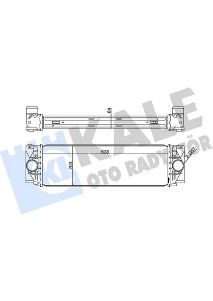 342800 Turbo Radyatoru 2E0145804 68013636AA 68014095AA