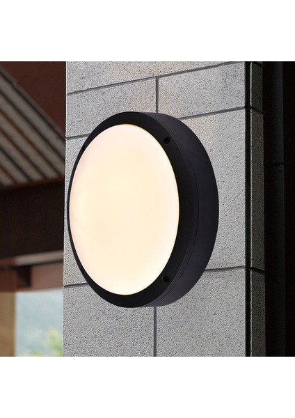 36 Watt 4000 Kelvin LED Iç ve Dış Mekan 3200 Lümen Plastik Tavan ve Duvar Armatürü, LED Tavan Aplik