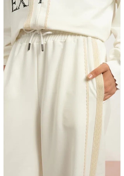 Kız Çocuk 7881 Paçaları Yırtmaçlı Pantolon fırsatları